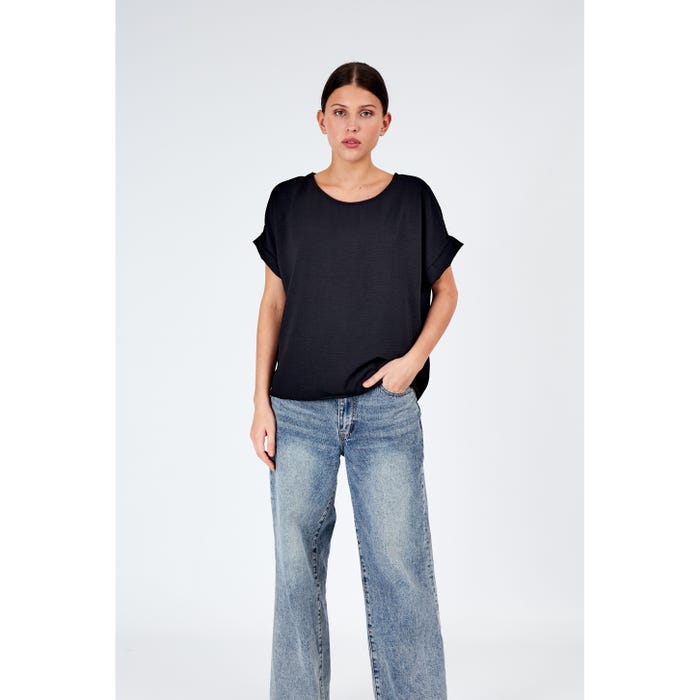 Veritas-T-shirt oversized effen