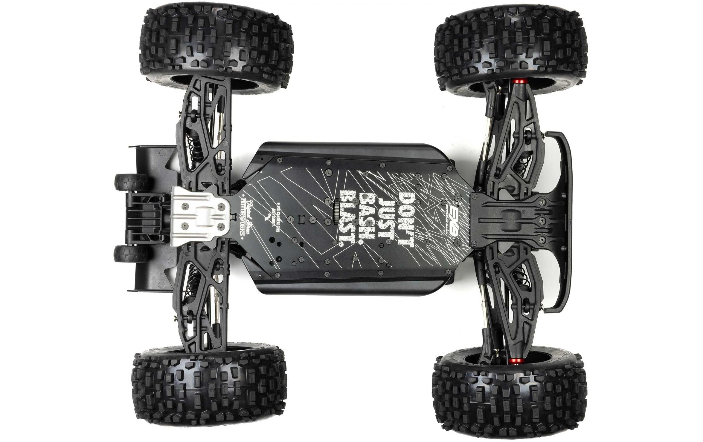 Monster Truck Notorious 6S 4 x 4, Schwarz ARTR, 1:8<br>Brushless Off-Road Stunt-Truck