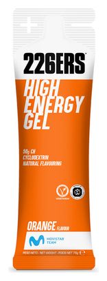 Gel énergétique 226ERS High Energy BCAA Orange - 76g