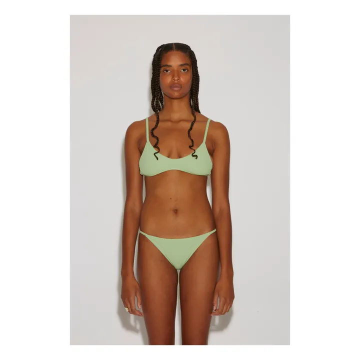 Roseanna Haut de Maillot Rio Smooth Fibres Recyclées | Vert Jade