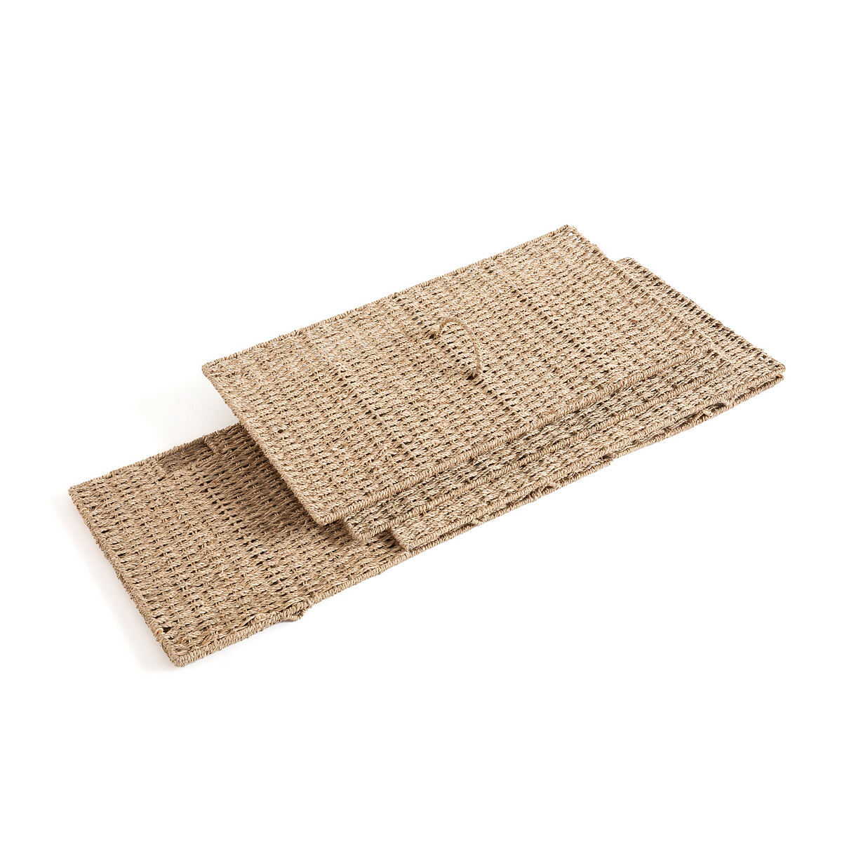 LA REDOUTE INTERIEURS<br>Caixa cabana dobrável em ervas marinhas L75 cm, Cinema
