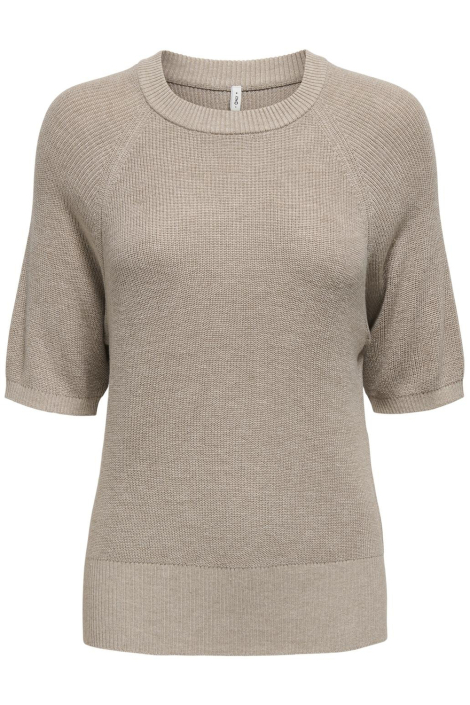 Only taupe dames trui