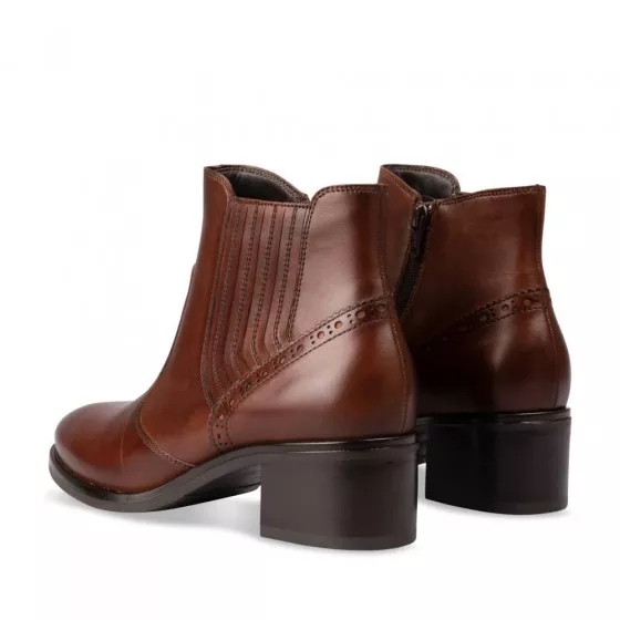Bottines MARRON MEGIS ELEGANT
