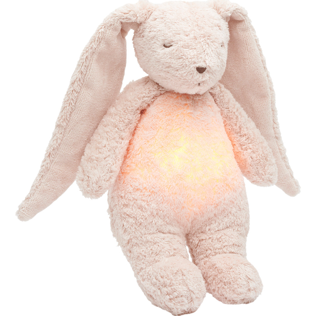 Moonie 2.0 next gen knuffelkonijn met nachtlamp rose natur