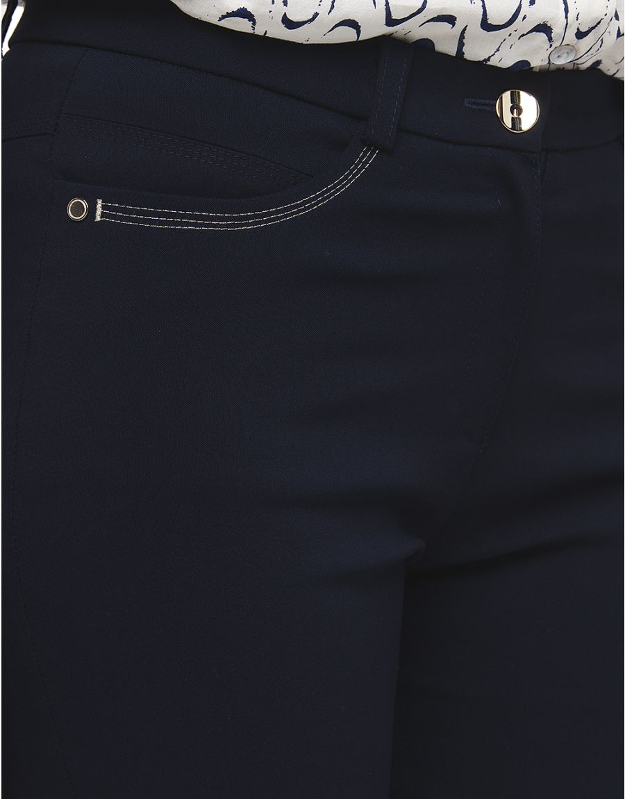 Pantalon bleu marine 7/8e