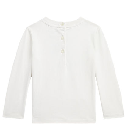 Polo Ralph Lauren Bluse - Weiß m. Kuscheltier