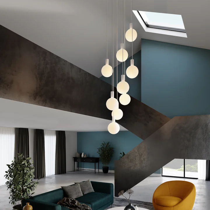 Tala - Alumina, Nine Pendelleuchte, chalk