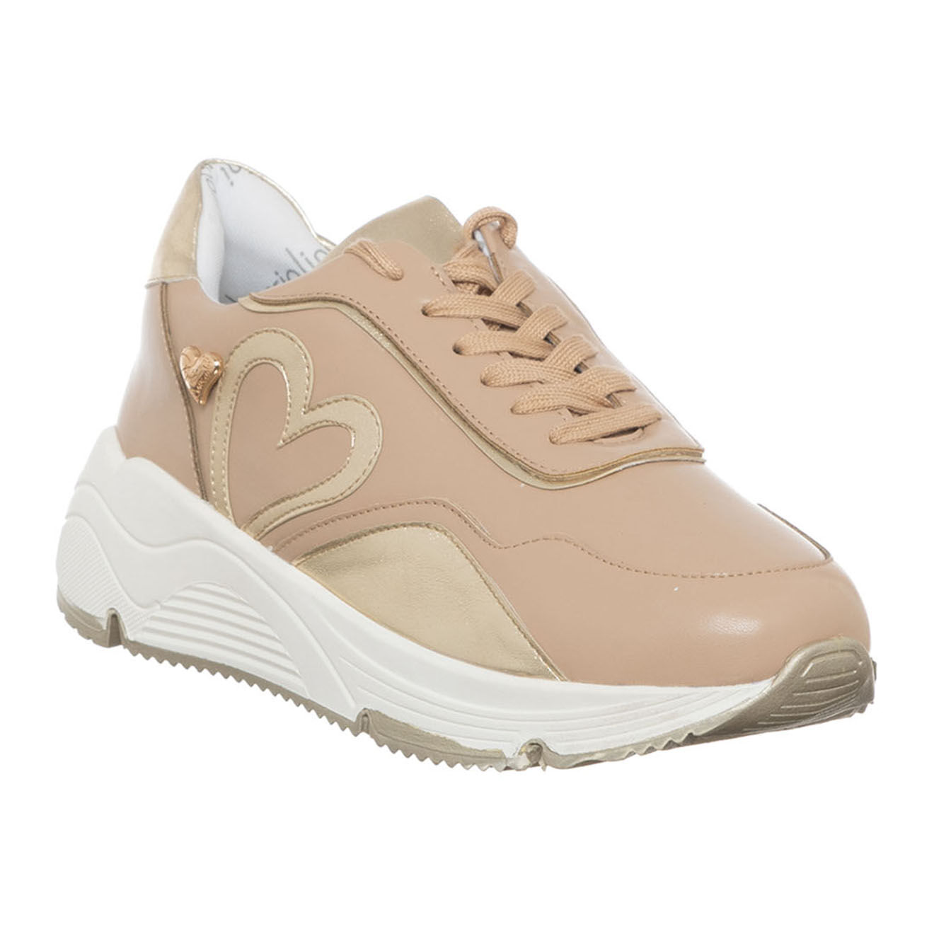 Tua By Braccialini Sneakers en Cuir Koda beiges