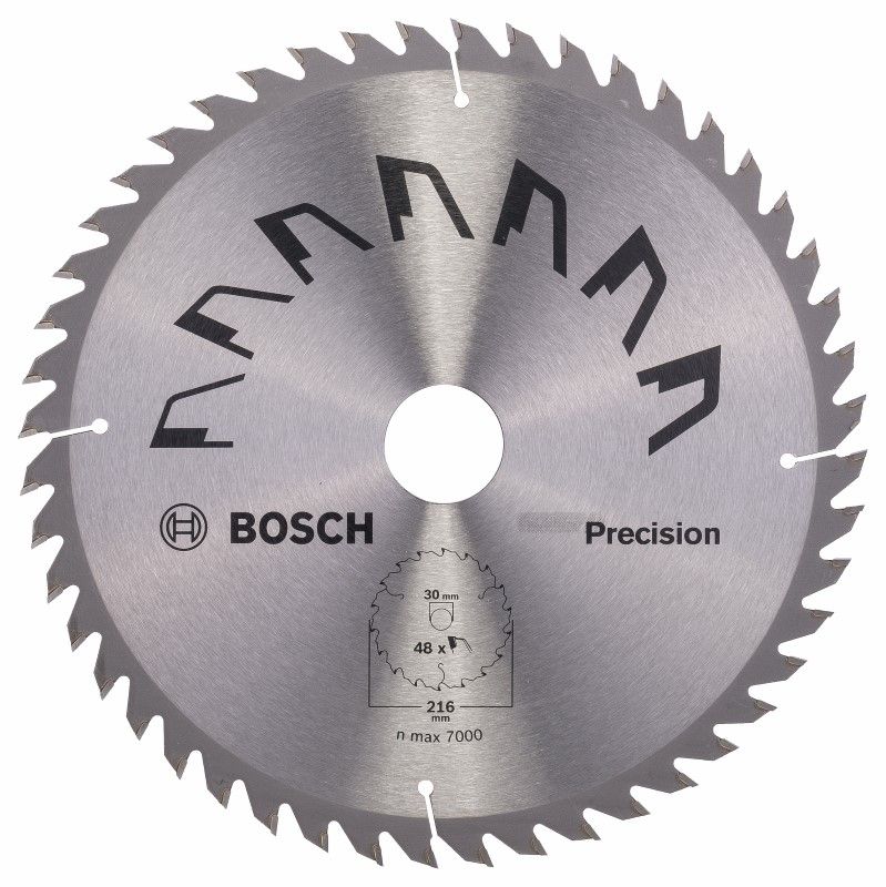 Bosch 2609256936 Cirkelzaagblad PRECISION 216x2x30/,T48 (1 stuks)