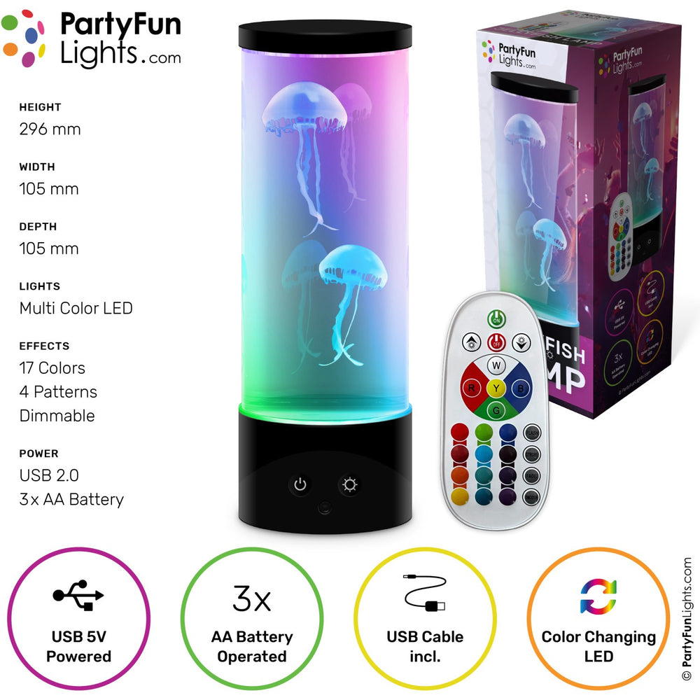 Køb Party Funlight Gople Lampe Med Fjernbetjening H: 30cm