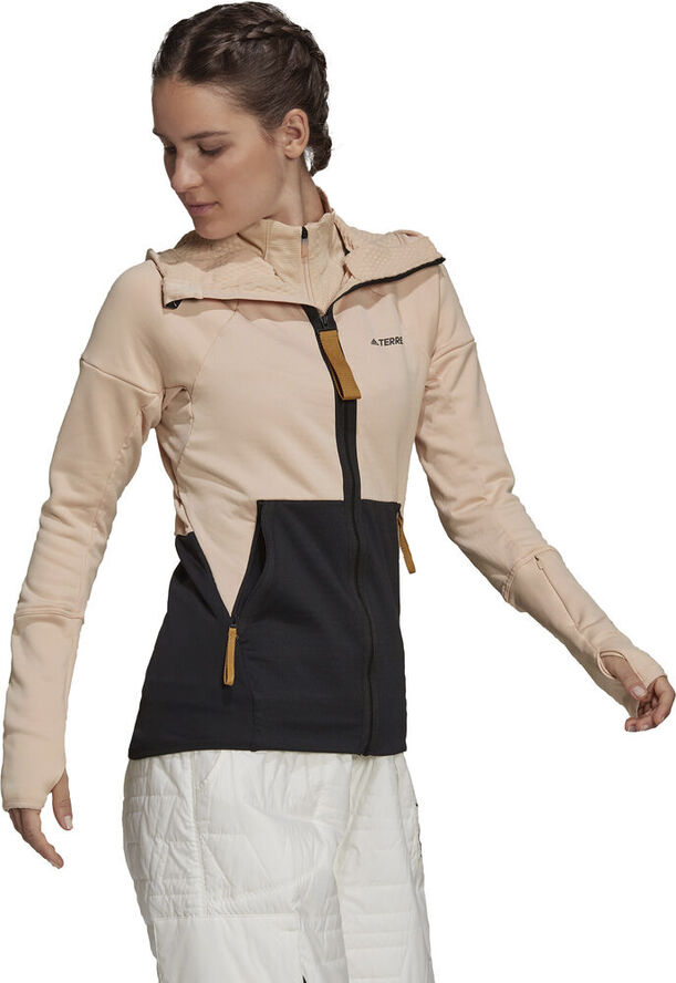 adidas Terrex Tech Hooded Hiking fleecejakke Pink