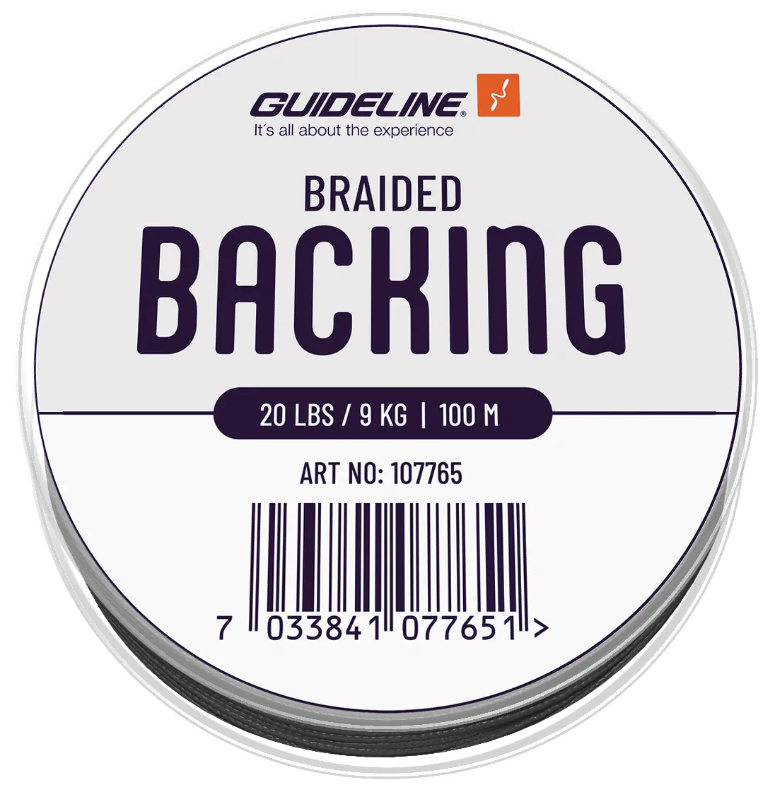 Guideline Braided Backing 20lbs 100m Black