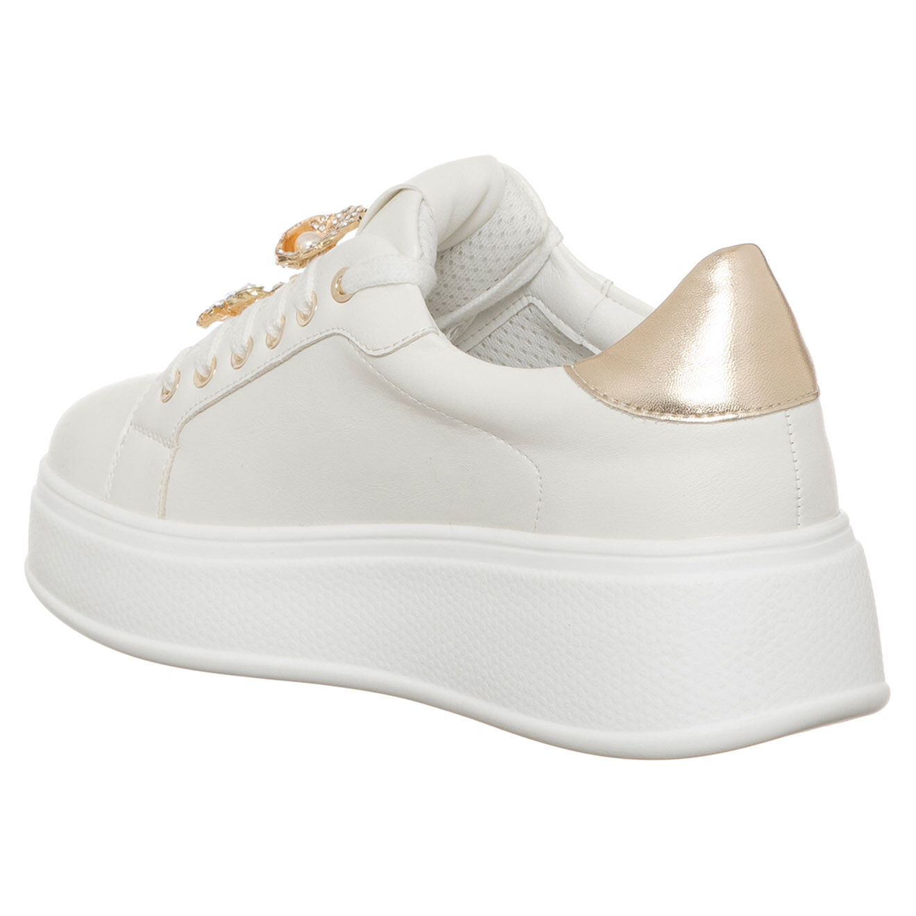 Loretta by Loretta Sneakers Agathe blanc/doré