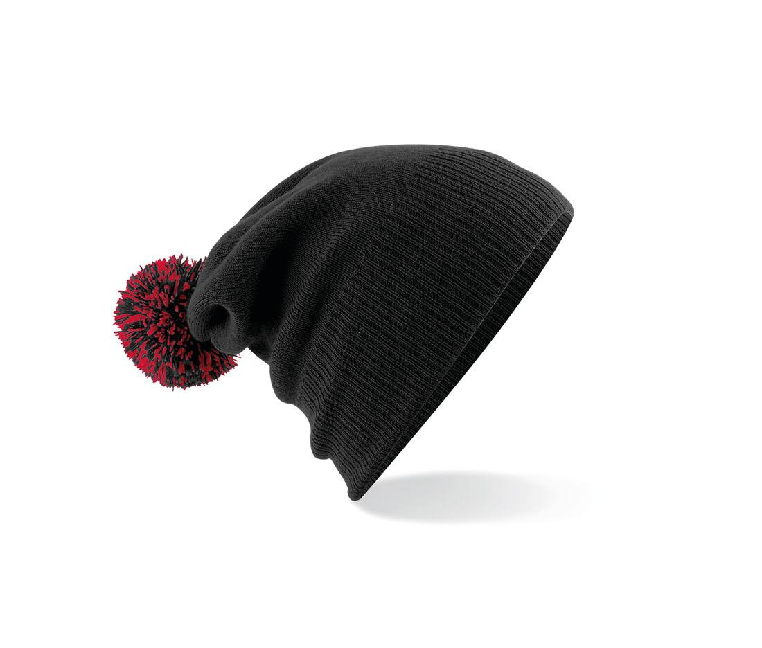 Beechfield BF450 - Bonnet Tendance avec Pompom Bicolore
