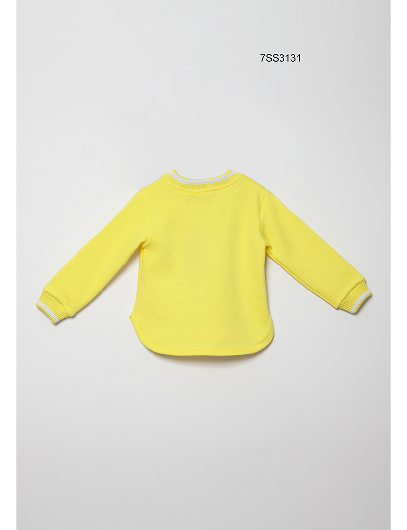 Yellow Sweatshirt Girl