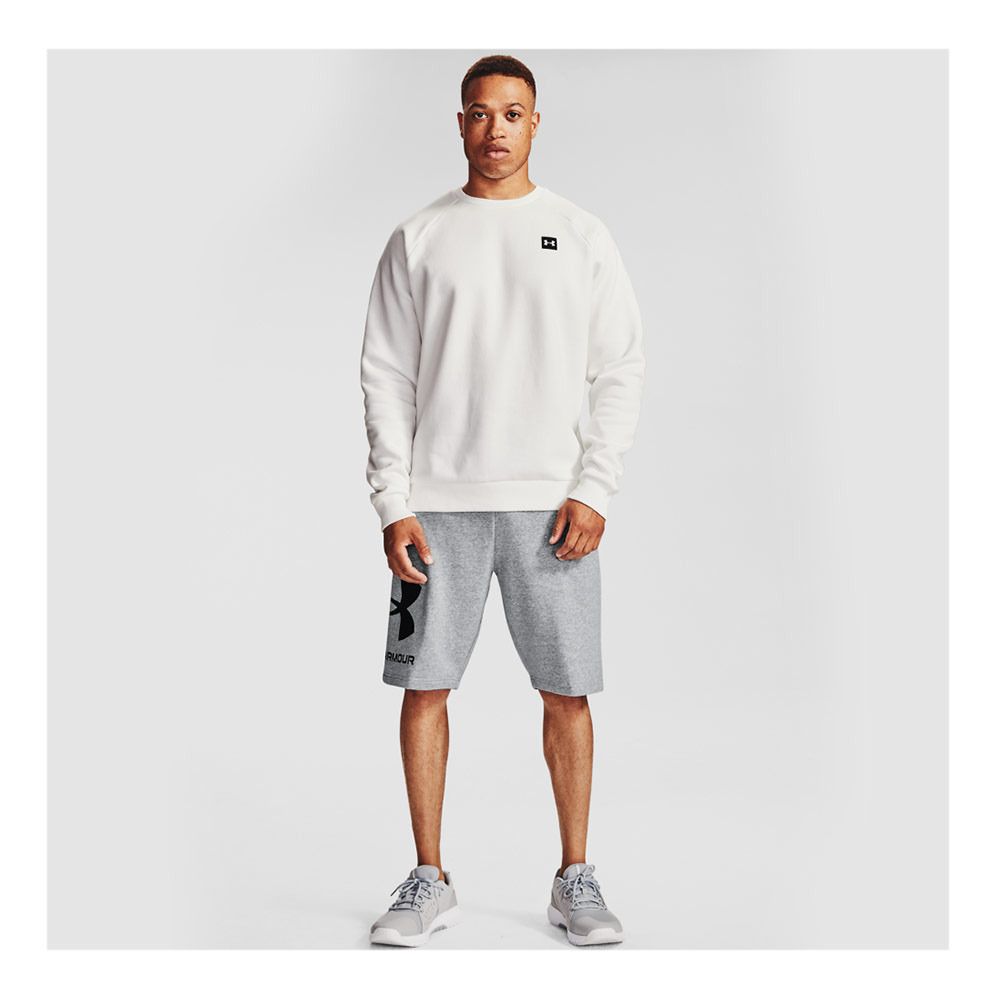Under Armour RIVAL FLEECE BIG LOGO - Short Homme gris