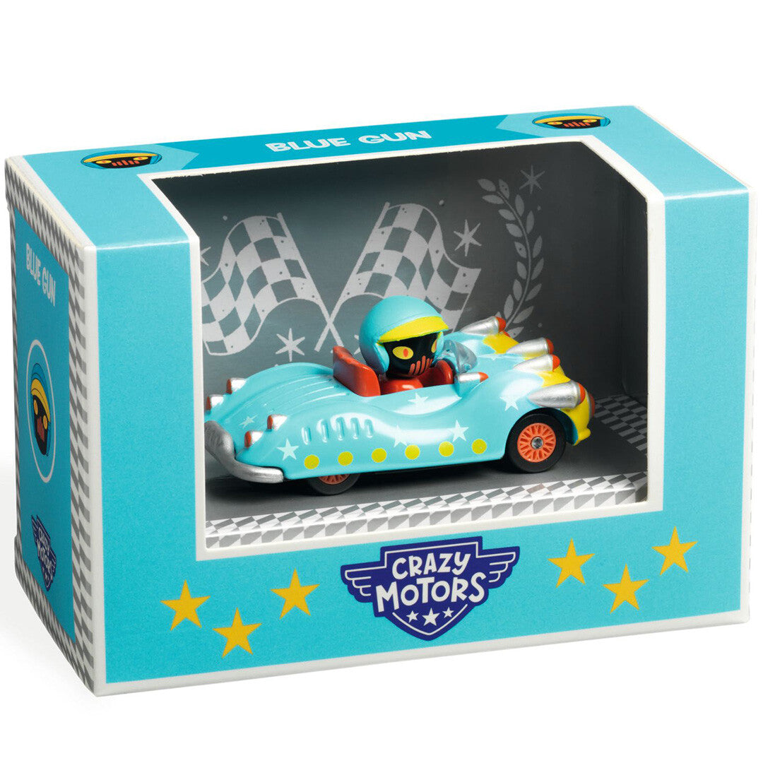 Djeco crazy motors auto - blue gun