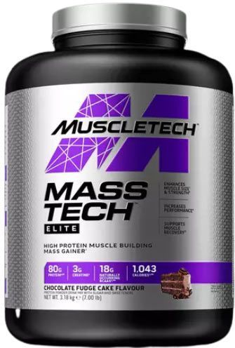 Muscletech Mass Tech - Weight Gainer / Mass Gainer - Cookies & Cream - 3200 gram (14 shakes)