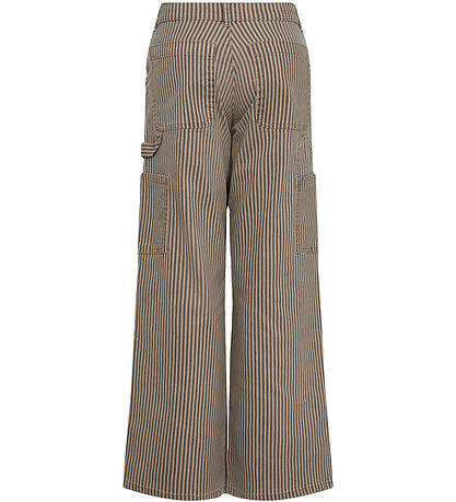 Sofie Schnoor Jeans - Gitte - Chocolate Brown m. Streifen