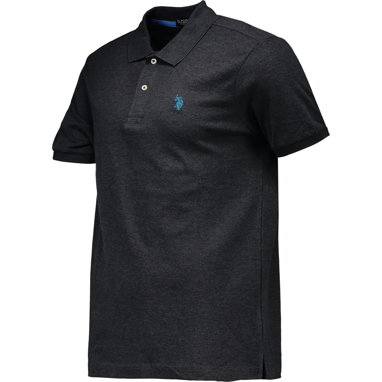 U.S. Polo Assn. Herren-Poloshirt Piqueé S, anthrazit