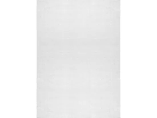 Tapis uni lavable doux - LOFT Blanc 120*170