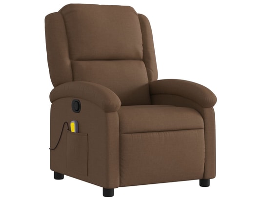 VIDAXL - Fauteuil Relaxation Fauteuil de massage inclinable - Brun - 71x86,5x99,5cm