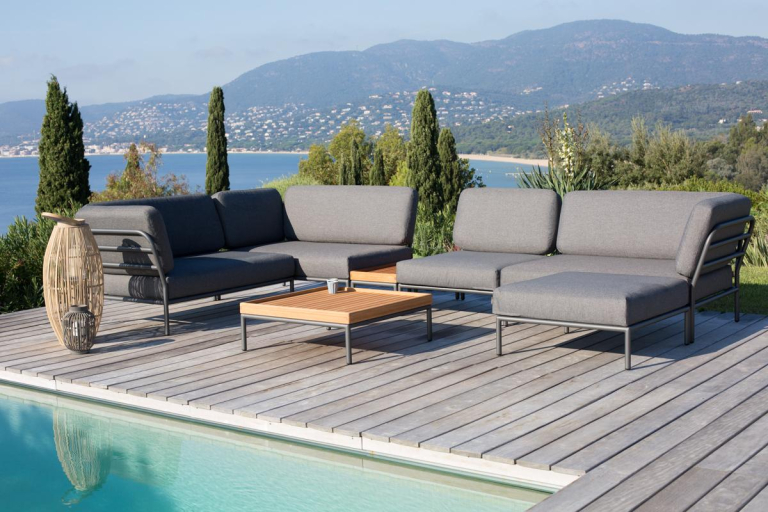 Houe Level salontafel 81x81 Dark grey