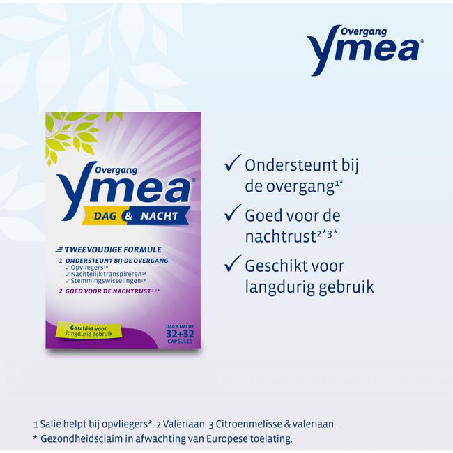Ymea Overgang Dag & Nacht 64 Capsules