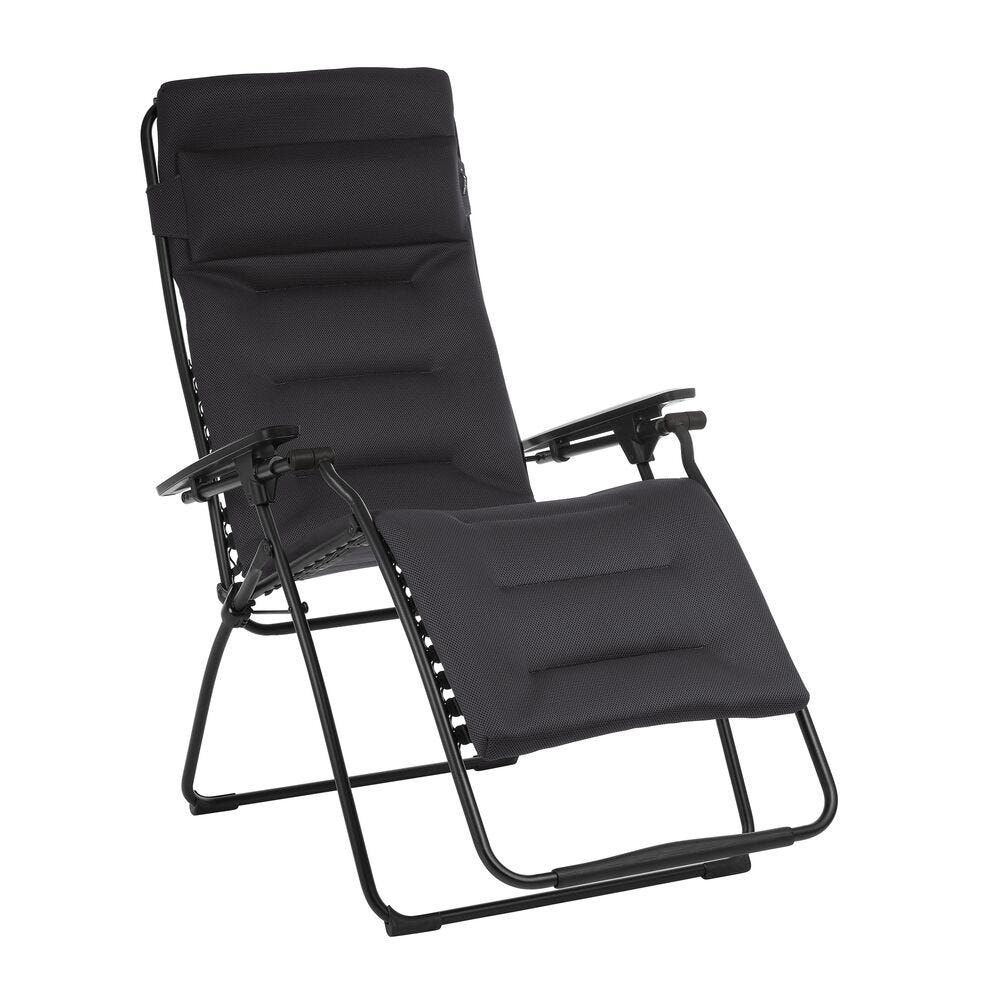 Zero-Gravity-Relaxliege - XL Futura XL AirComfort® Schwarz Acier