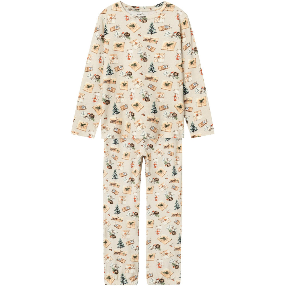 Køb Name It Jule Pyjamas Roccos Peyote Melange (duplikat beholdt ift. ID)