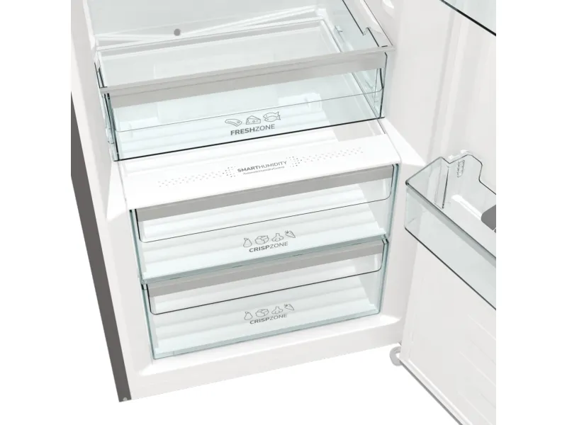 Gorenje Advanced R619EAXL6 - Køleskab - niche - bredde: 60 cm - 398 liter - Klasse E - rustfrit stål