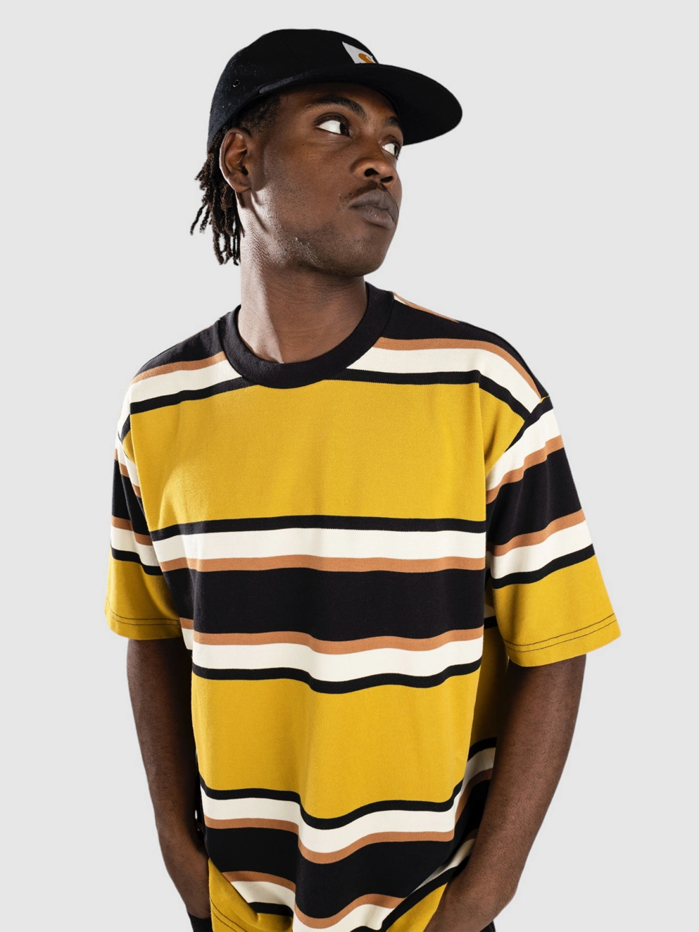 Levi's Skate Graphic Box T-Shirt green sulphur stripe