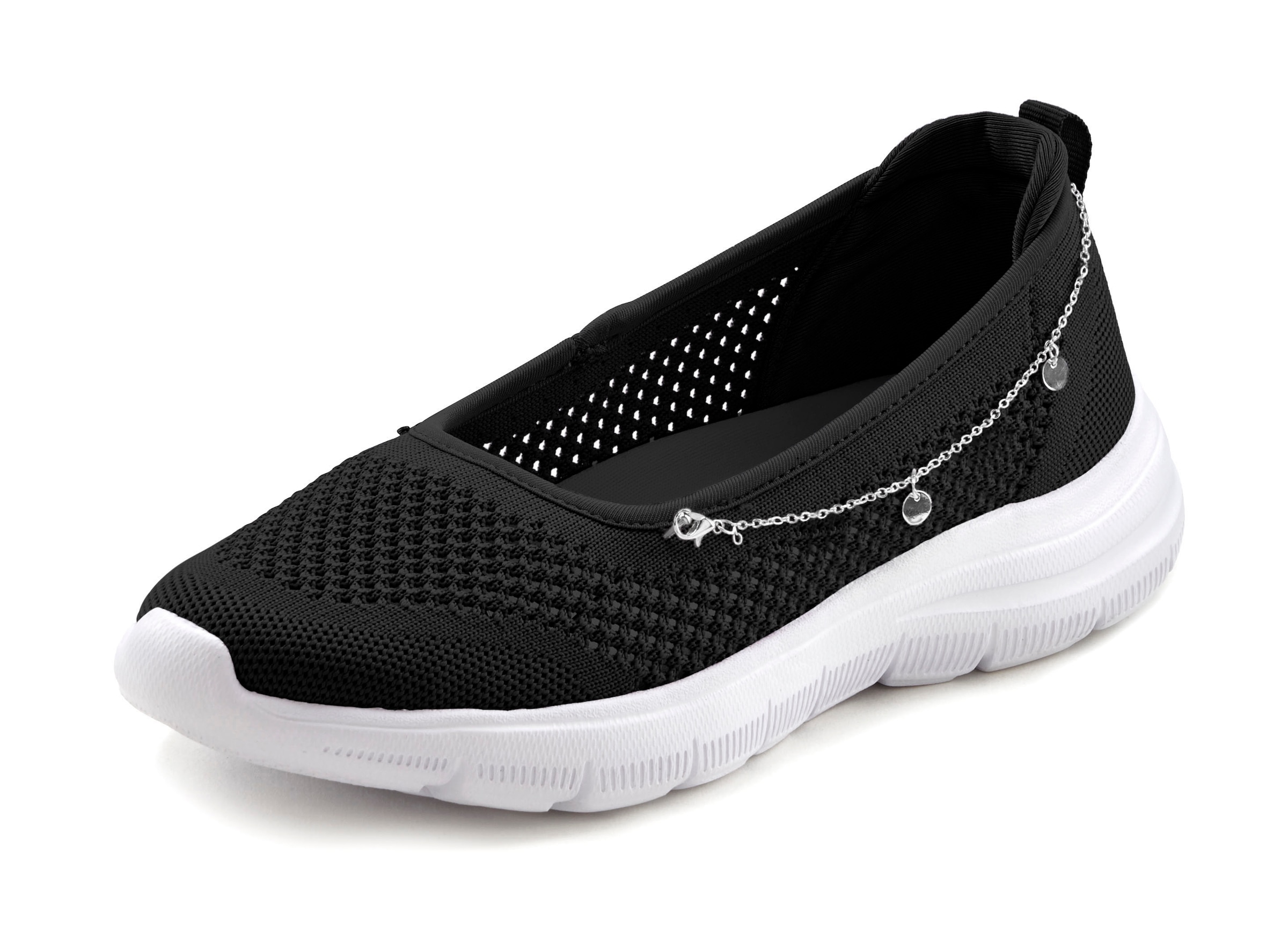 LASCANA Sneaker  Slipper, Ballerina, Halbschuhe zum Reinschlüpfen VEGAN