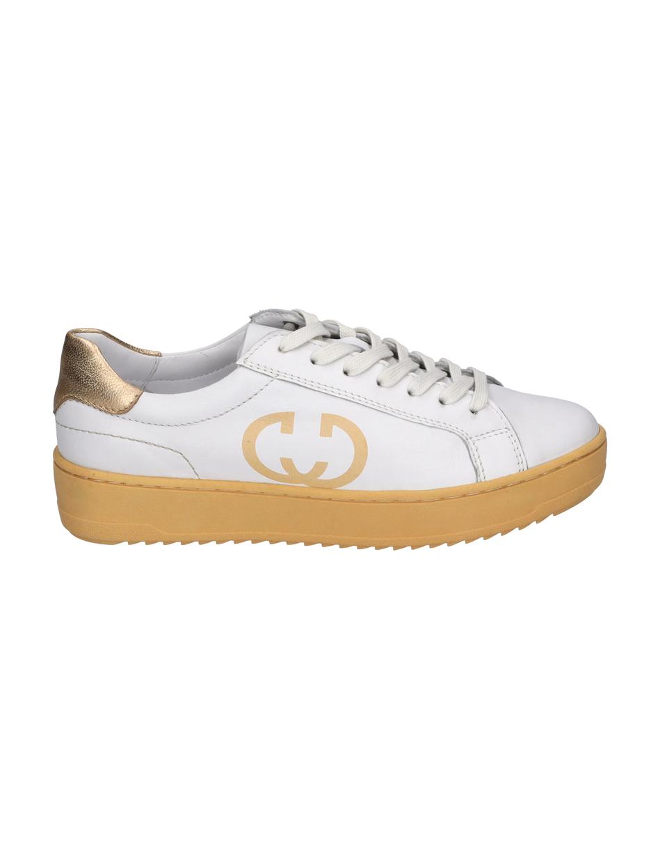 Sneaker Emilia 04, weiss-gold