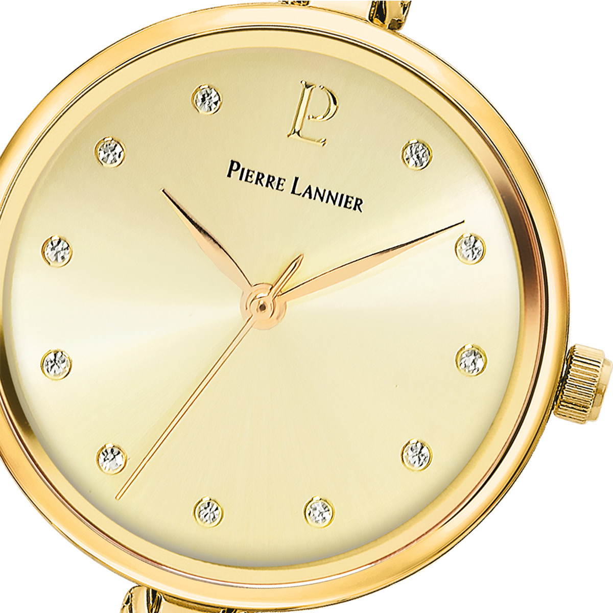 Montre PIERRE LANNIER Leia femme bracelet acier doré