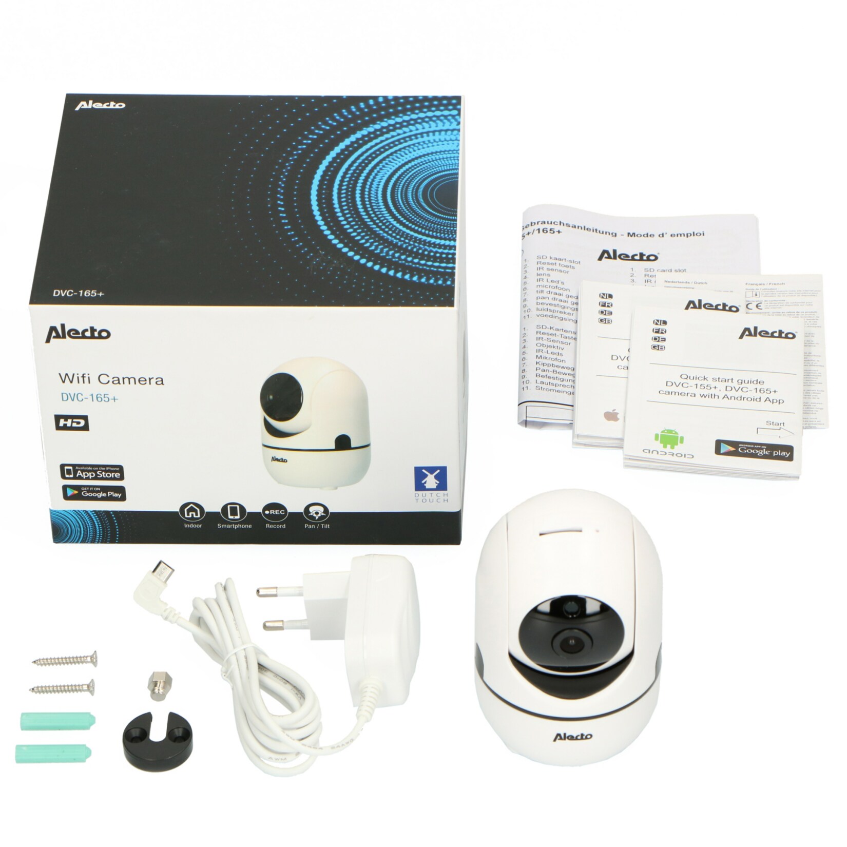 Alecto WLAN-Innenkamera DVC-165+, weiß