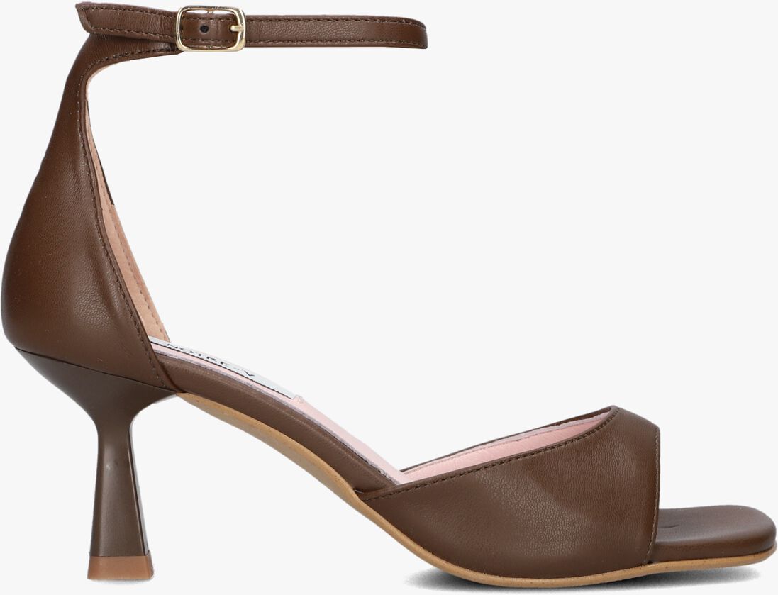 bruine notre-v sandalen met hak 2655s
