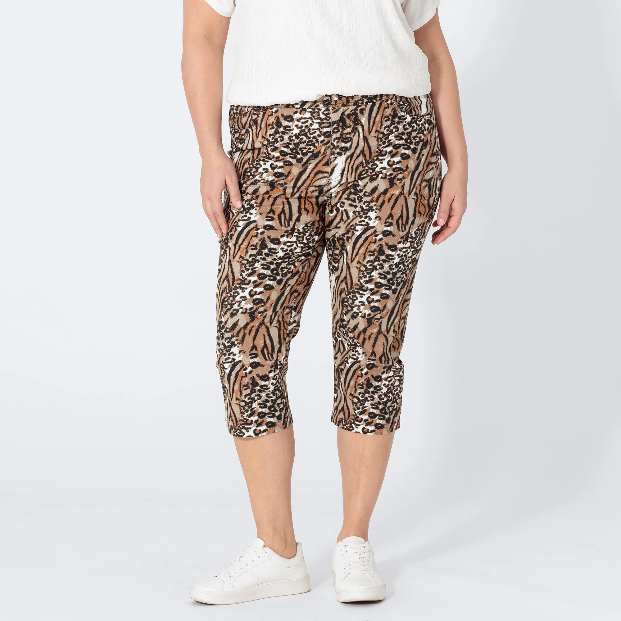 Damen-Caprihose in 7/8-Länge, große Größen