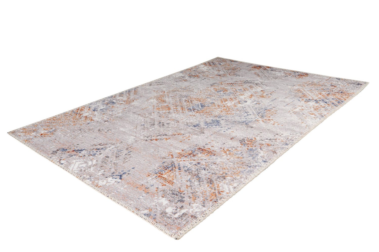 Platgeweven vloerkleed Serenique Cream Modern 120 x 180 cm