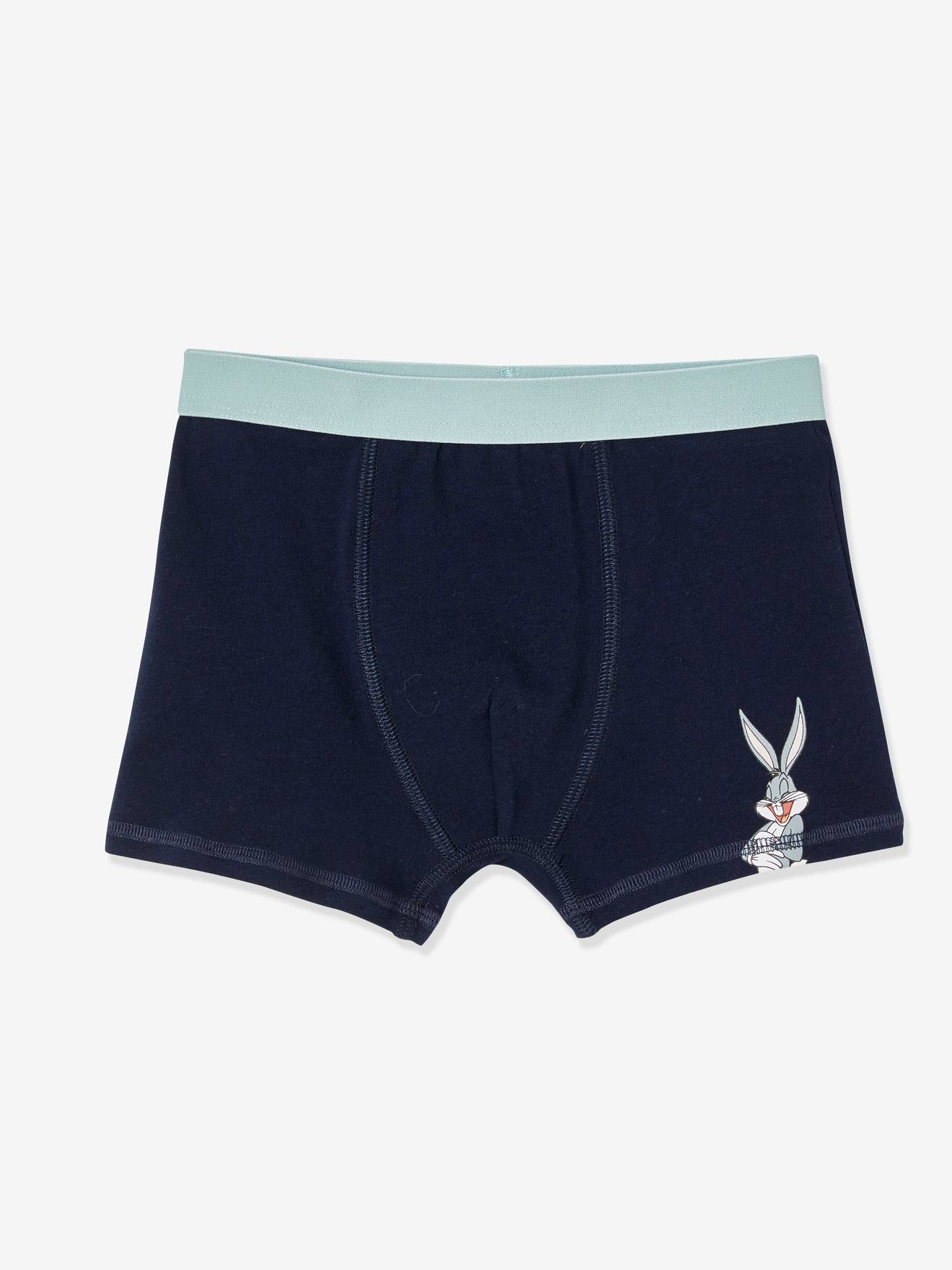Pacote com 2 cuecas boxer lisas cinza claro dos Looney Tunes®