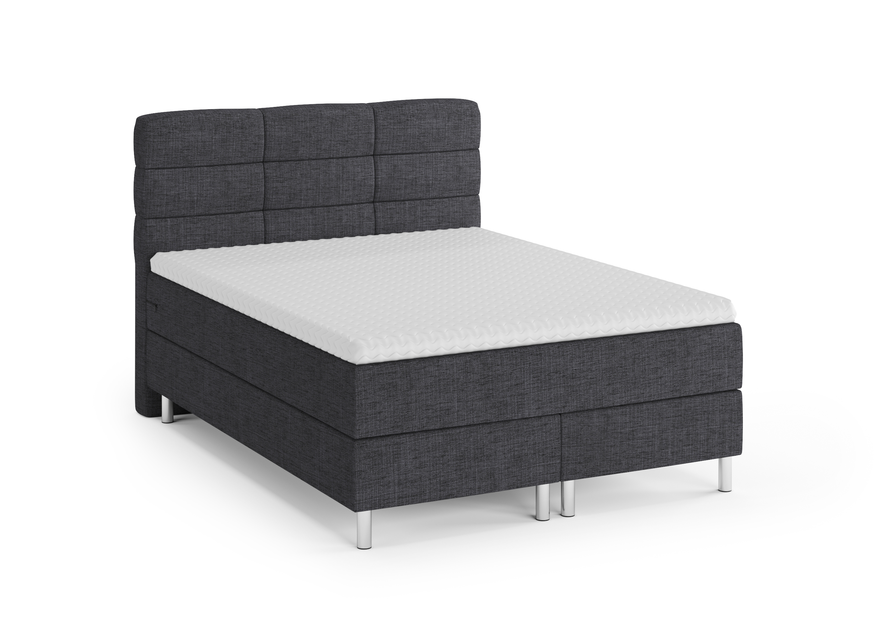 Boxspringbett MIDNIGHT 140 x 200 cm anthrazit