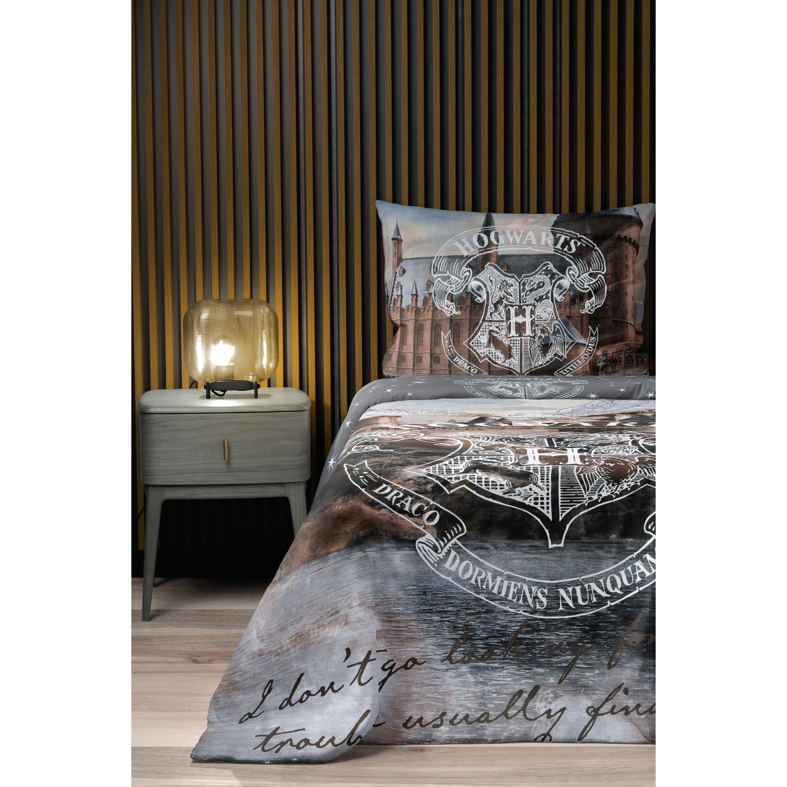 Bettwäsche Renforcé Harry Potter grau