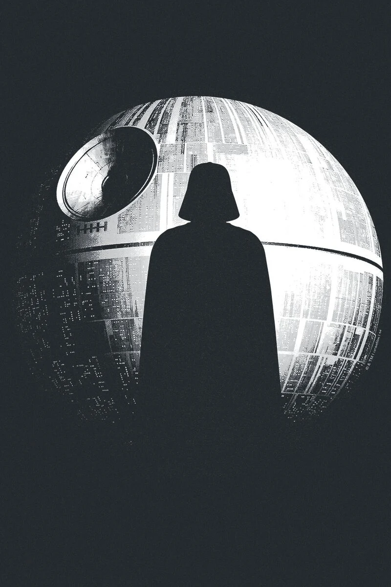 Rogue One - Silhouette Étoile Noire | Star Wars T-Shirt Manches courtes