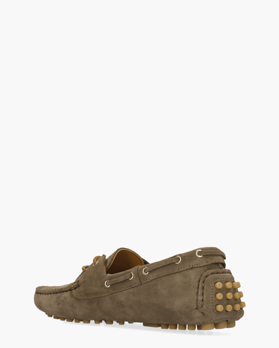 Billi Bi A8571 Taupe Dames Veterschoenen