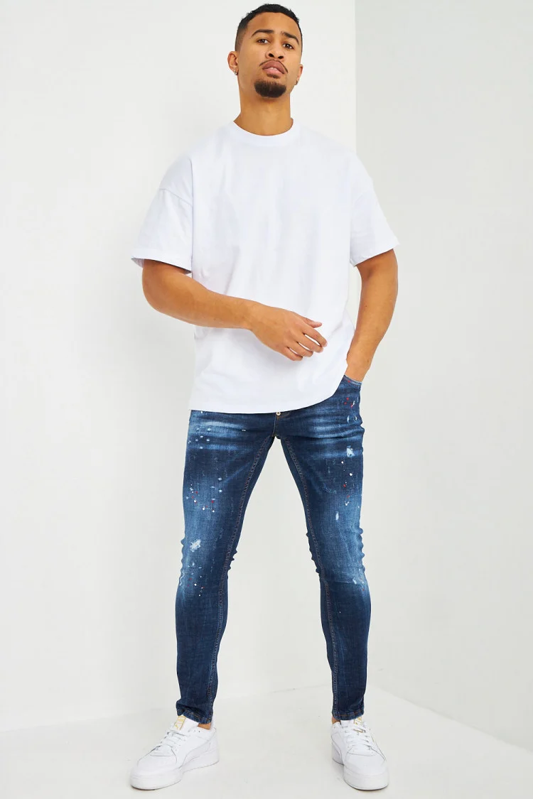 T-shirt blanc oversize