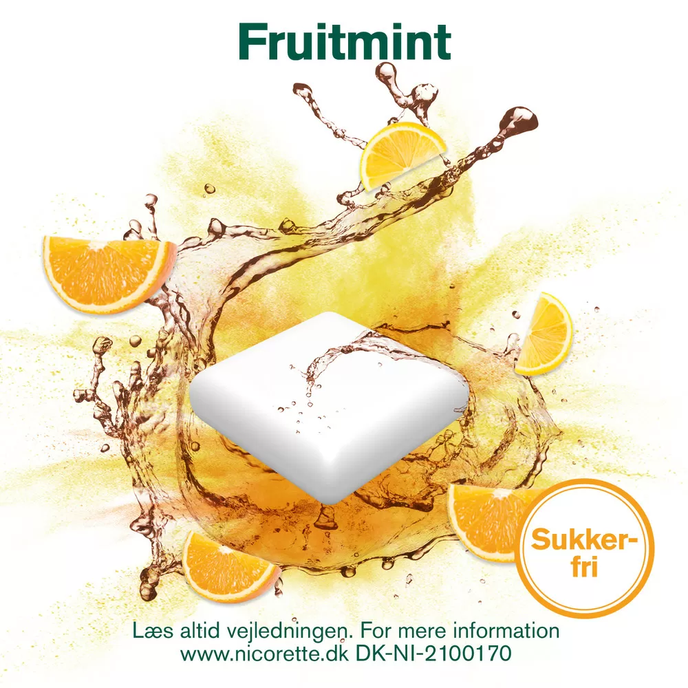 Nicorette Tyggegummi (Fruitmint), 4 mg - 30 stk