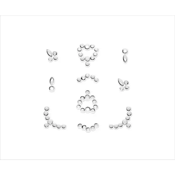 3D Nail Jewels 02 mirror universe