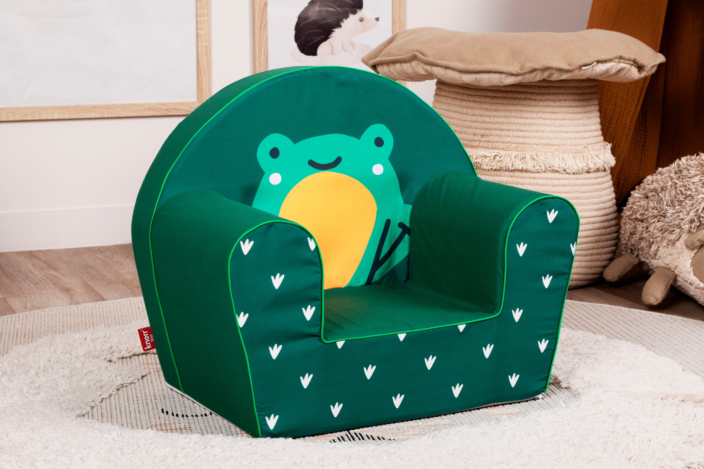 Knorrtoys® Sessel »Green frog« für Kinder; Made in Europe