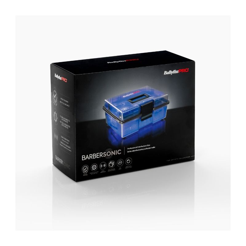 Boîte désinfectante à vibrations soniques BARBERSONIC Babyliss Pro
