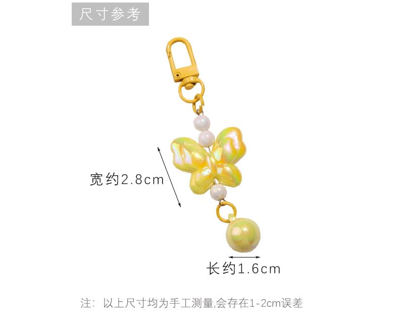 Jenorey - Vlinder Acryl Tashanger Sleutelhanger
